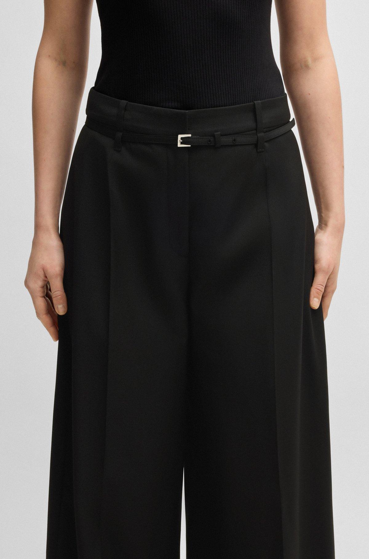 Relaxed-fit trousers in virgin wool Product Image
