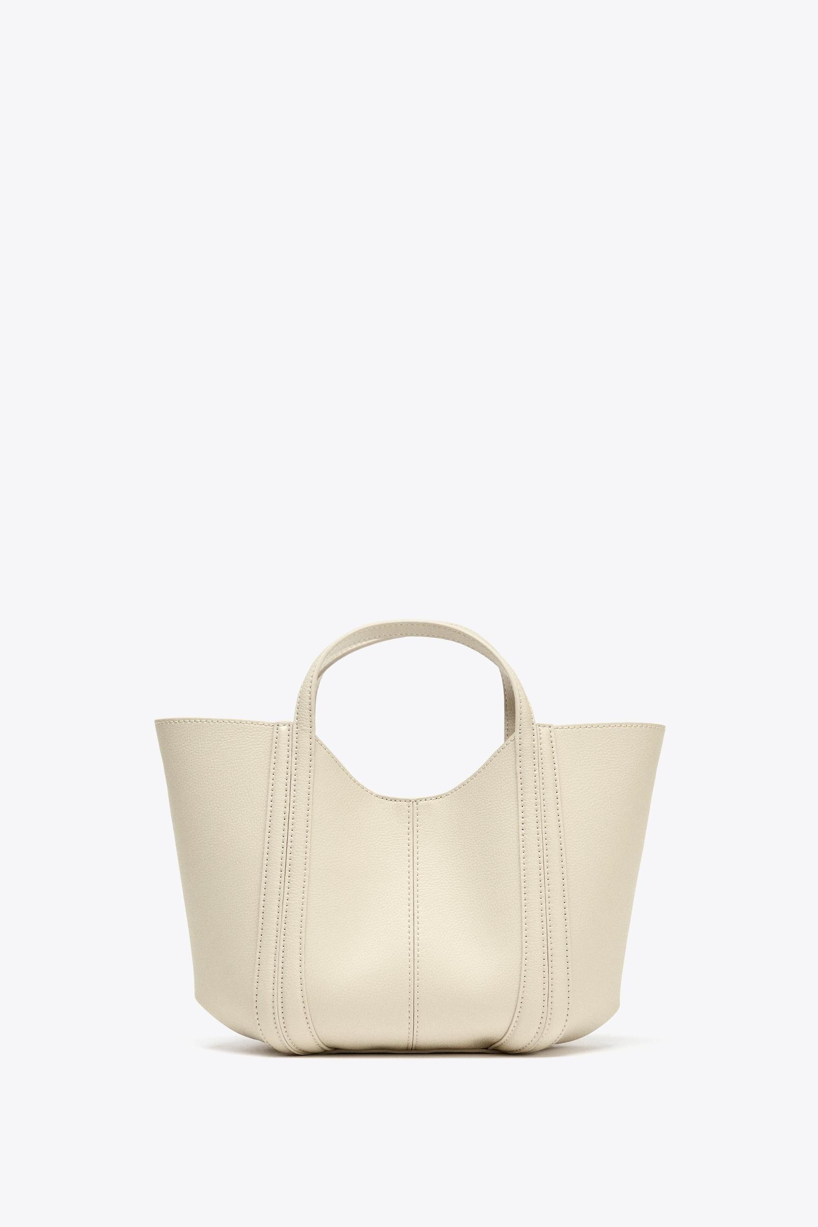 TOPSTITCHED MINI CITY BAG Product Image