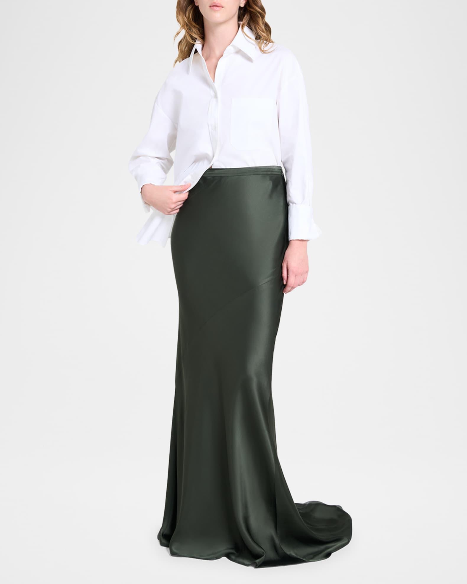 My Endless Love Satin Maxi Skirt  Product Image