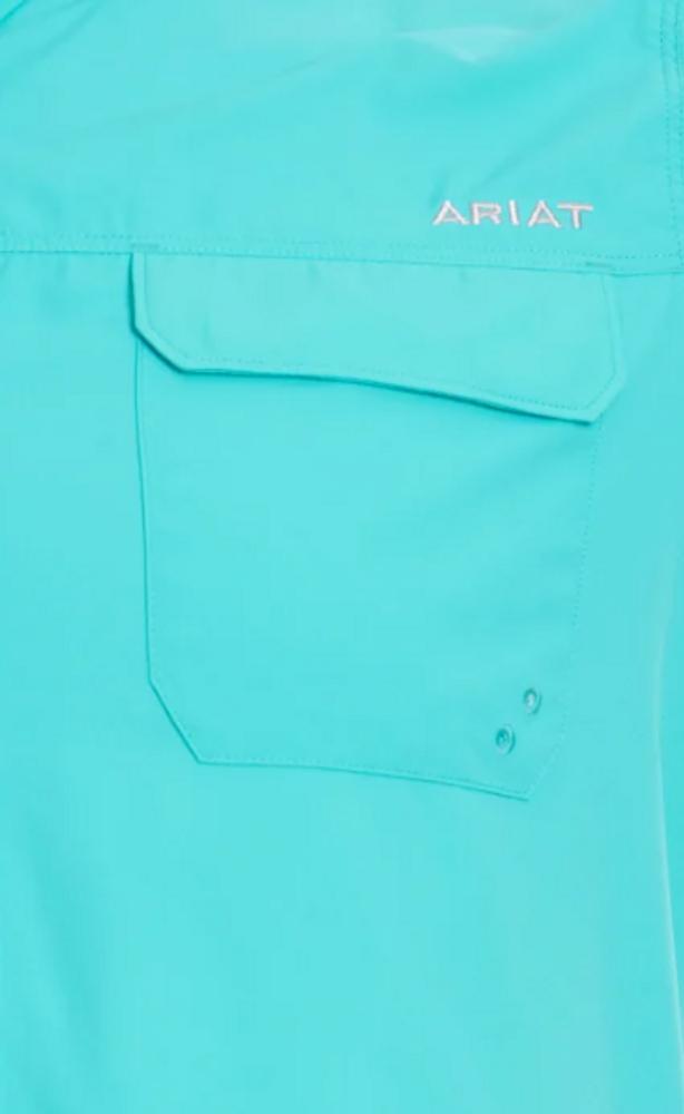 Ariat® Men's S/S Turquoise VentTEK Button Shirt Product Image