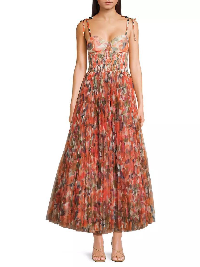 Brianna Shoulder Tie Maxi Dress Product Image