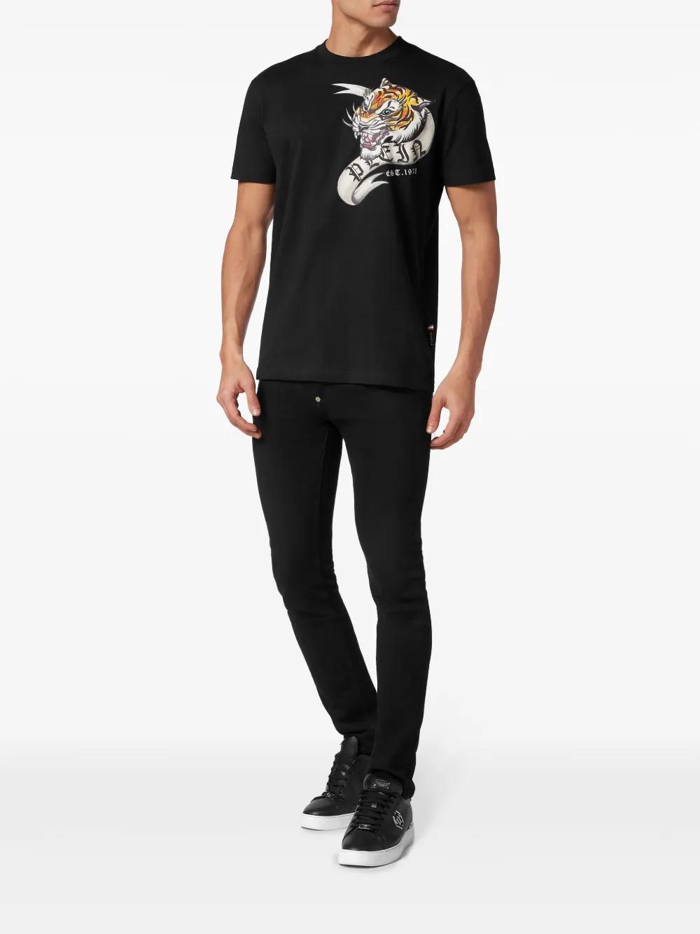 graphic-print cotton T-shirt Product Image