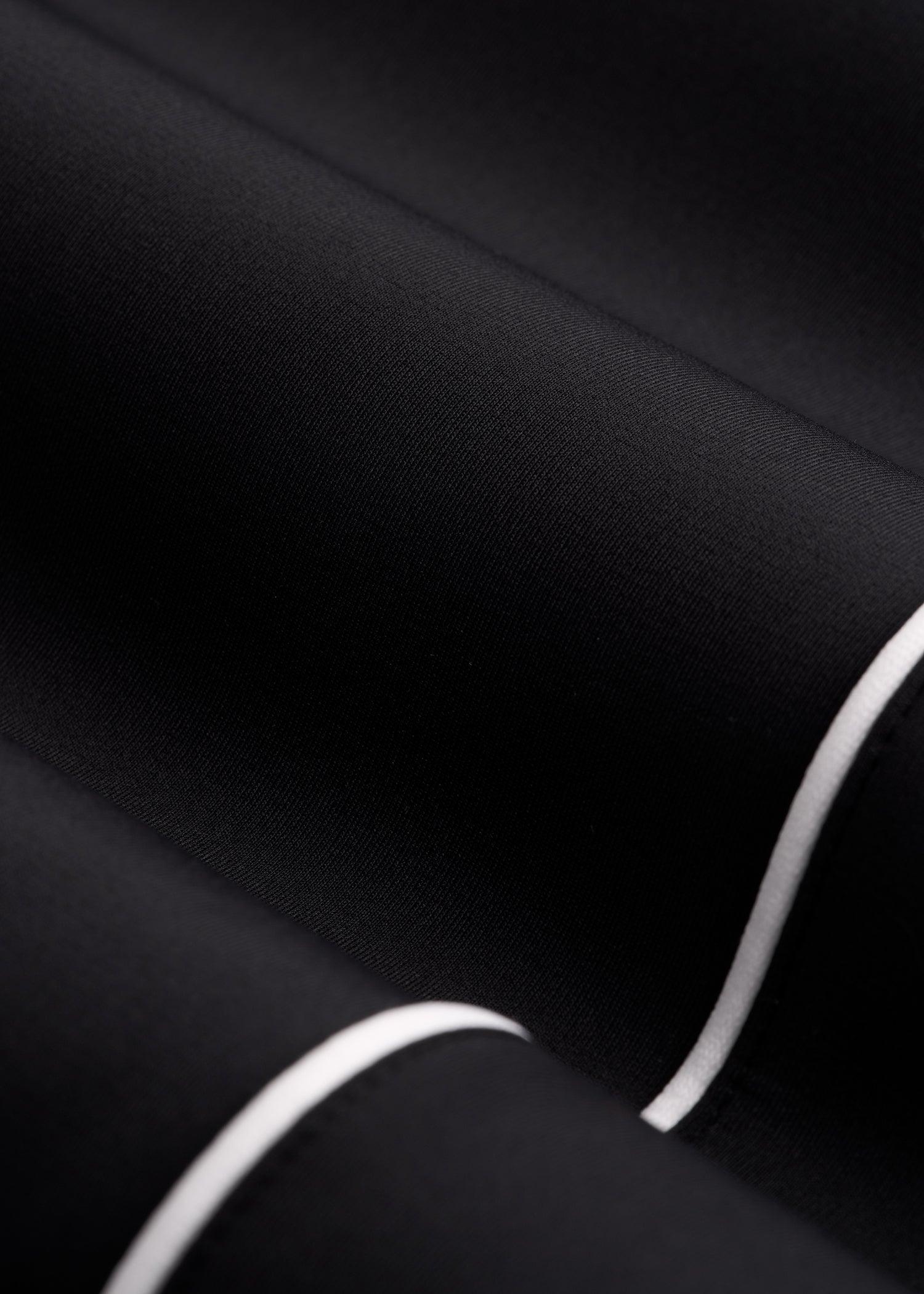 Track Pants with Piping for Tall Women in Black Product Image