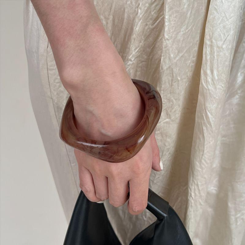 Irregular Acrylic Bangle Product Image
