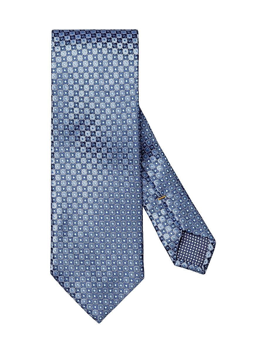 Mens Circle Pattern Silk Tie Product Image
