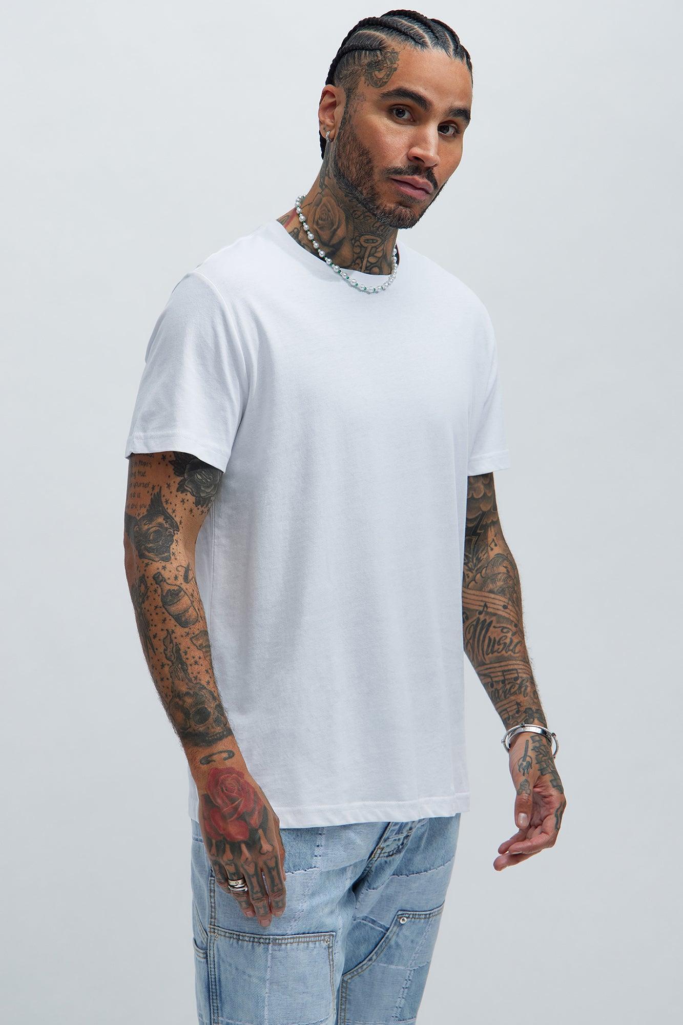 FN Essential Crew Tees 3 Pack - White Product Image
