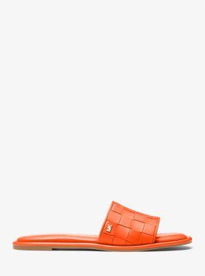 Hayworth Woven Leather Slide Sandal Product Image