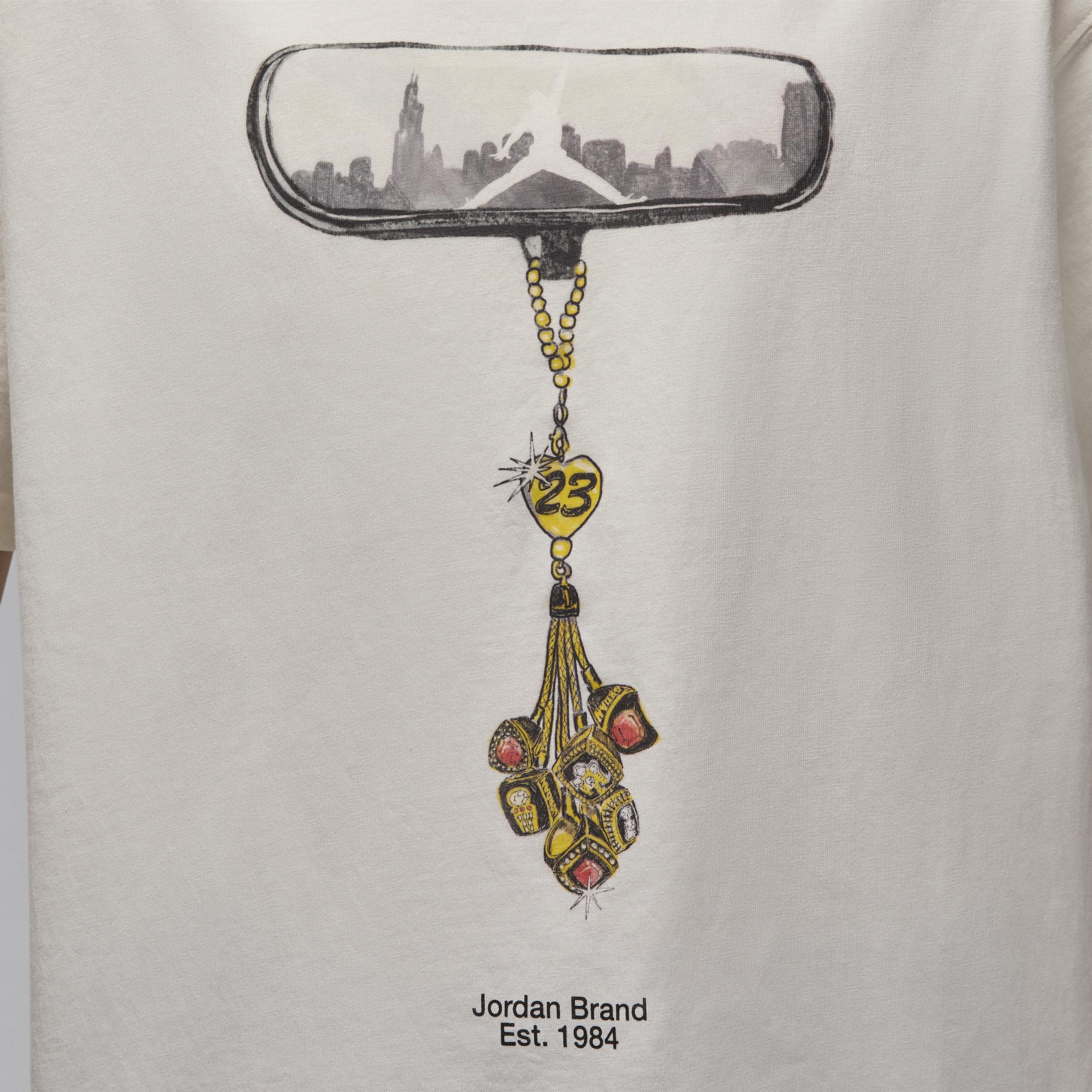 Jordan Womens Jordan GF Short Sleeve GFX T-Shirt Oly - Womens Product Image