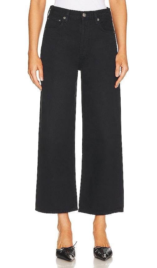 Womens Ren Ankle-Crop Wide-Leg Jeans Product Image