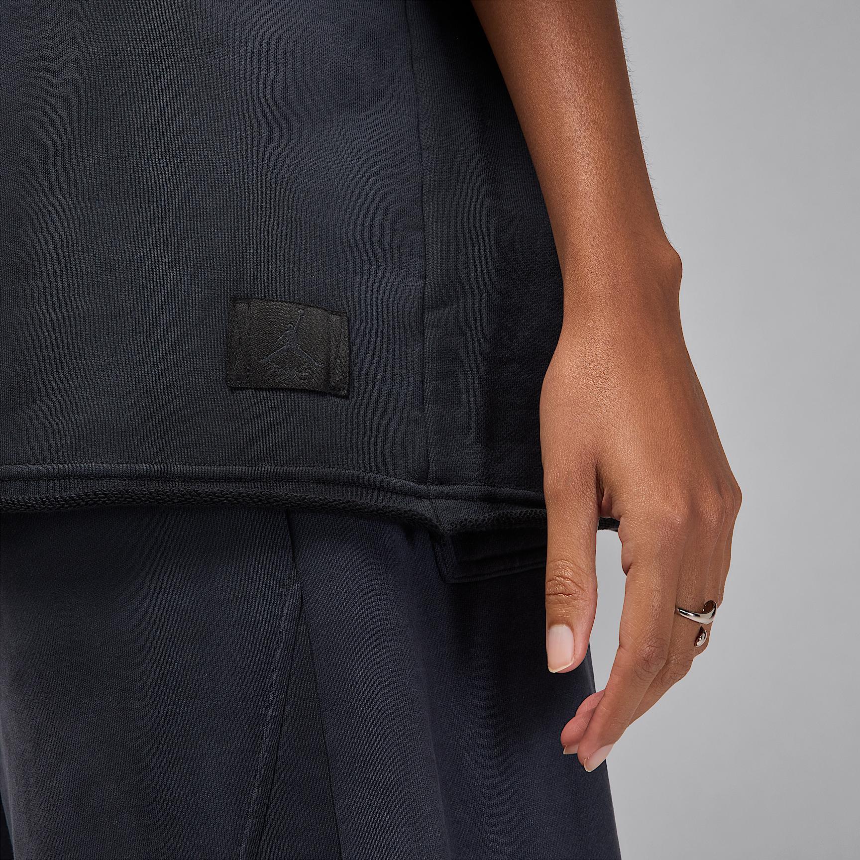 Women's Jordan Flight Fleece Oversized Short-Sleeve French Terry Top Product Image