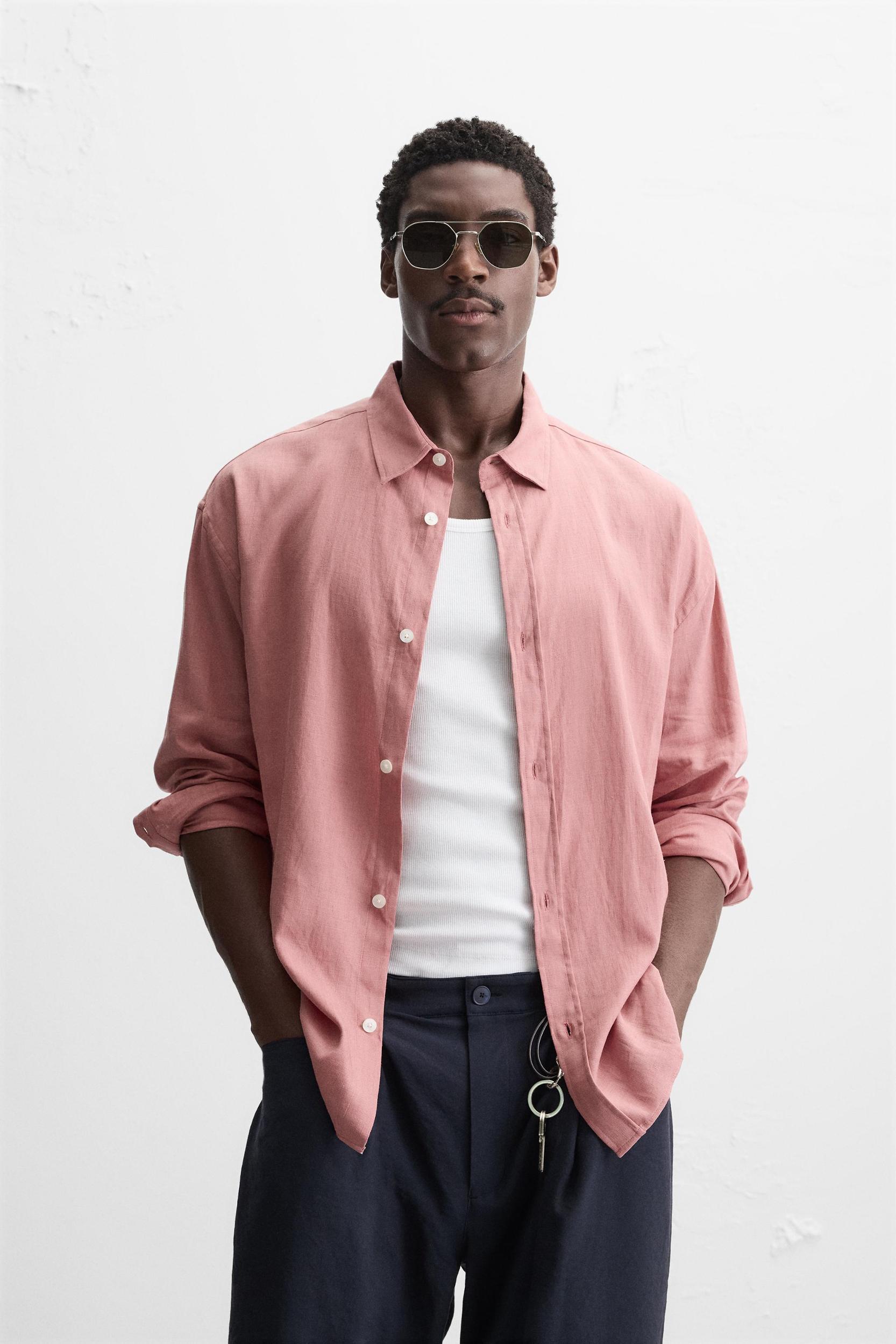 LINEN - VISCOSE SHIRT Product Image