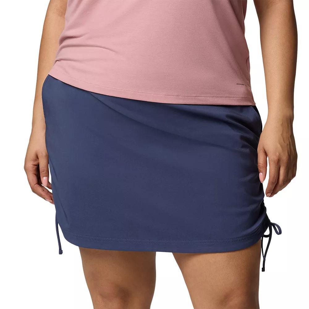 Women's Columbia All Seasons Ruched Seams Skort, Size: 1XL, Blue Product Image