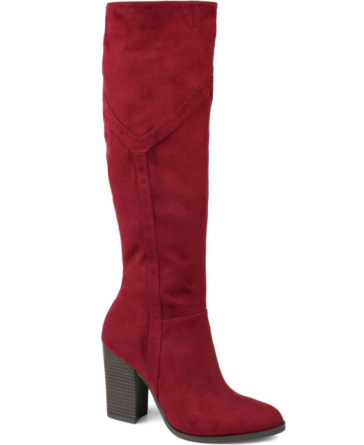Journee Kyllie Womens Riding Boots, Girls Red Product Image