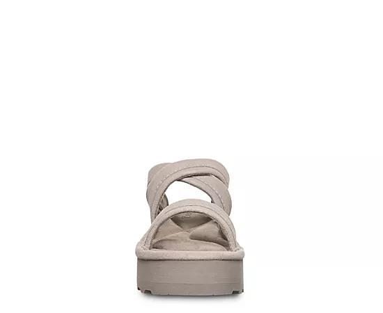 Bearpaw Altitude Womens Strappy Platform Sandals Brown Product Image