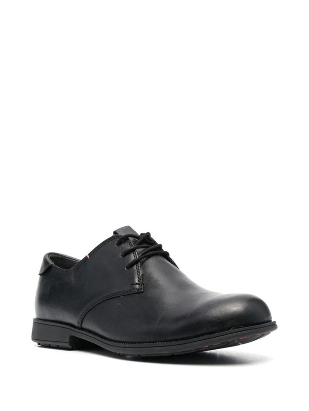 CAMPER Neuman Leather Derby Shoes In Black Product Image