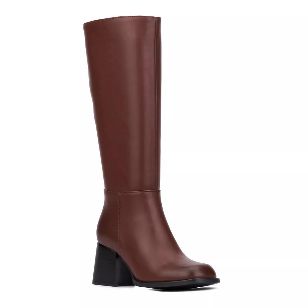 Journee Tru Comfort Foam™ Women's Romilly Calf Boots, Size: 6.5, Black Product Image
