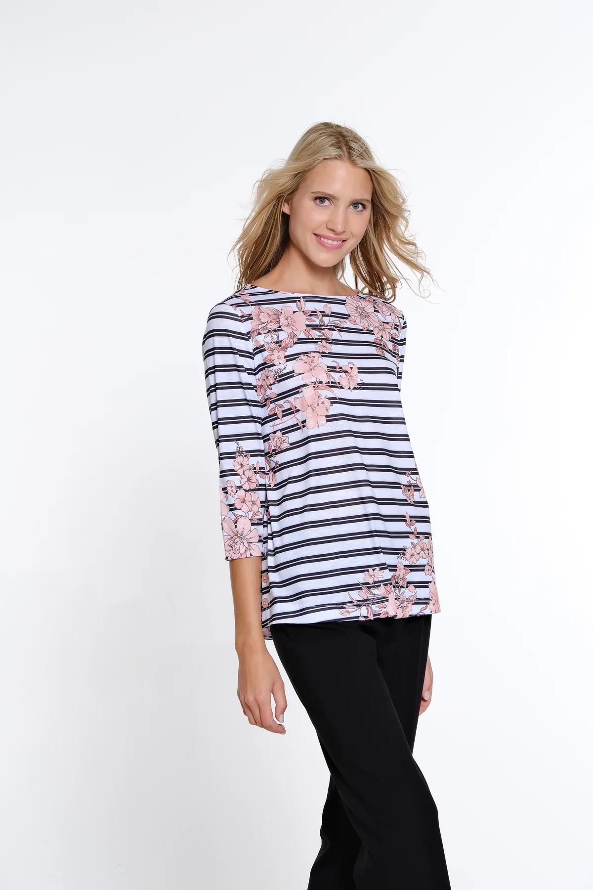 Floral Slub Knit Top Product Image