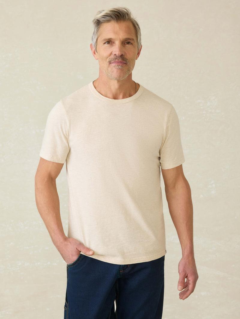 Sunwashed Tee - Island Dune Heather Product Image