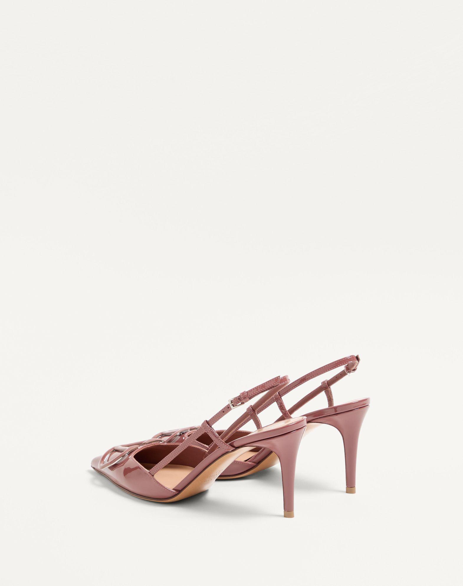 Vlogo Signature Patent Leather Slingback Pump 80Mm / 3.15 In. Product Image