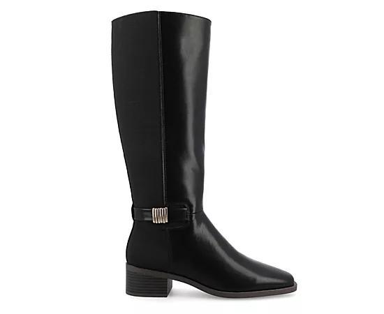 Journee Tru Comfort Foam Womens Londyn Calf Boots Red Product Image