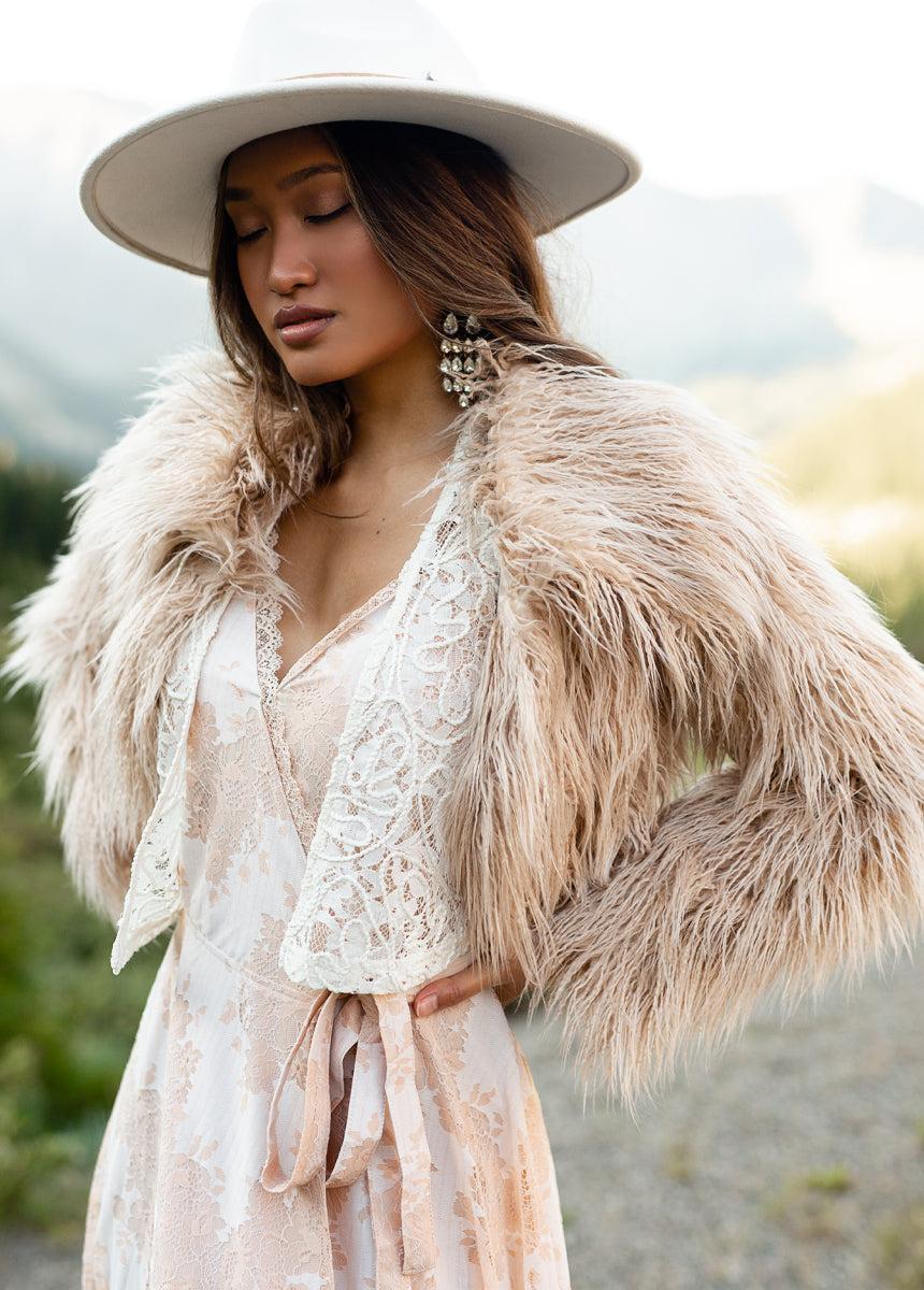 Novah Vest in Cream Female Product Image