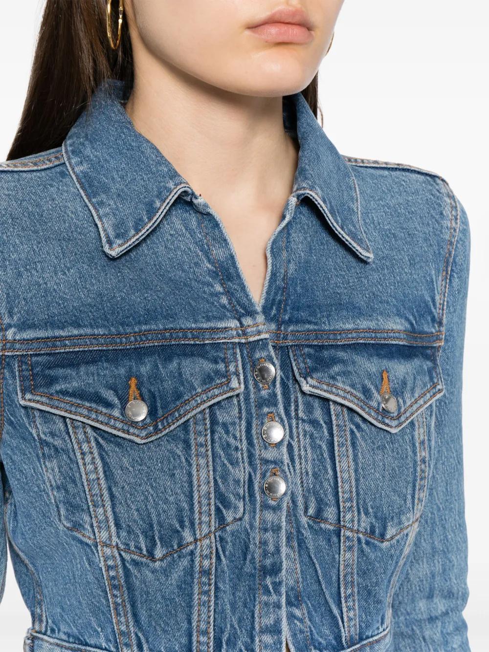 Shrunken denim jacket Product Image