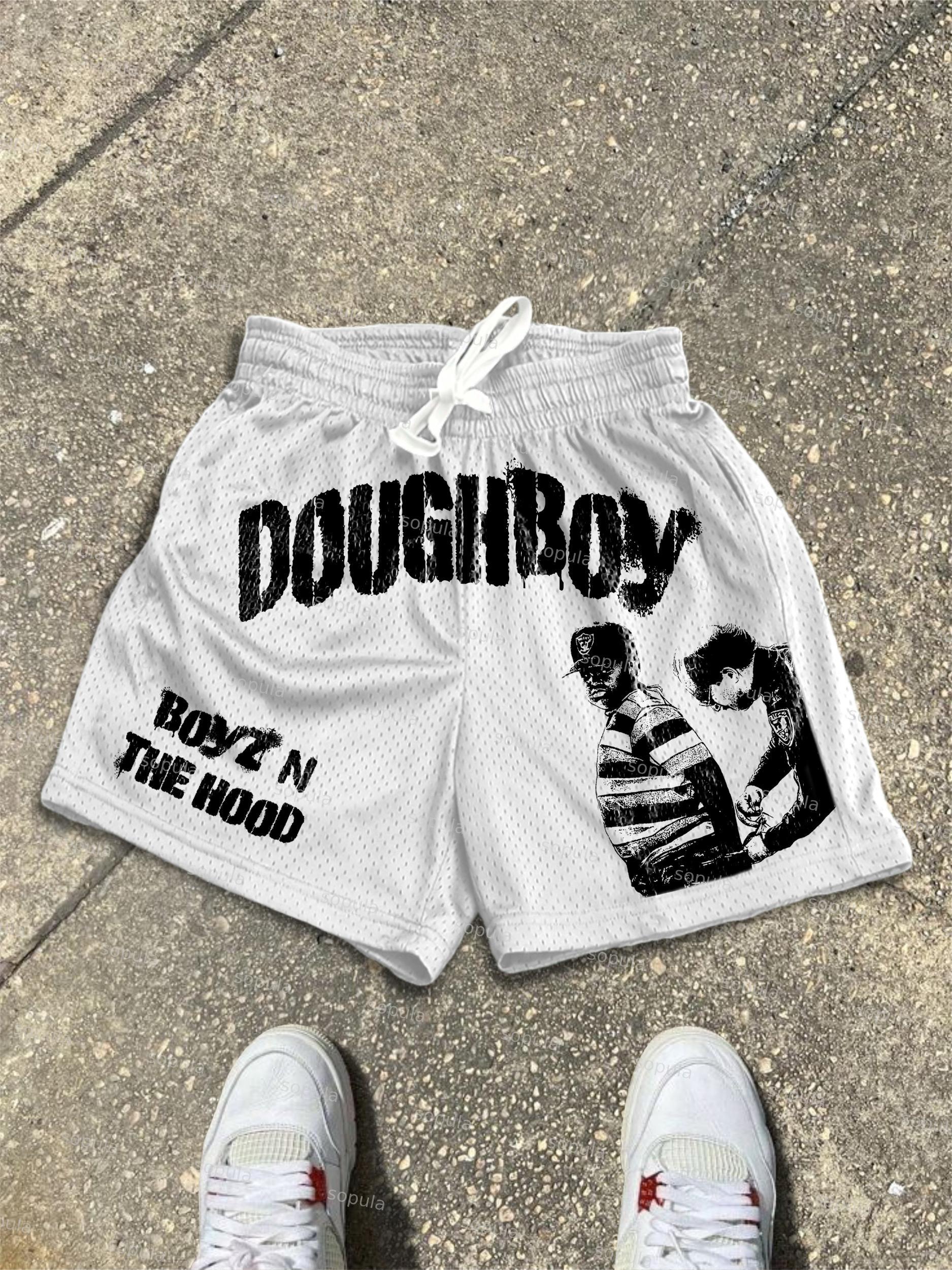 Boyz N The Hood Vintage Aged Graphic Shorts Product Image