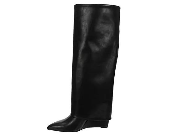 Madden Girl Womens Evander Fold Over Tall Dress Boot Product Image