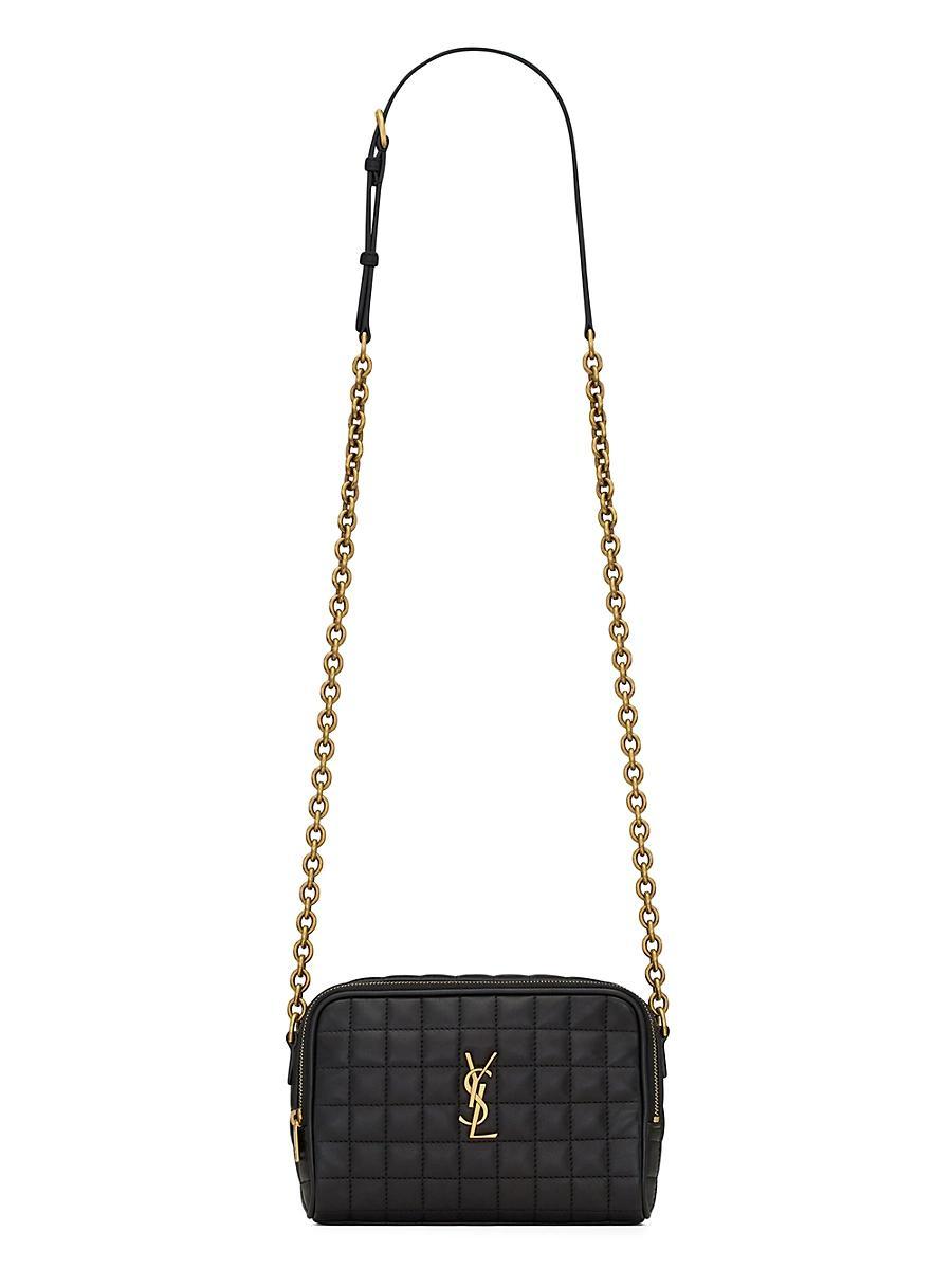Womens Cassandre Matelass Carr Mini Camera Bag in Lambskin Product Image