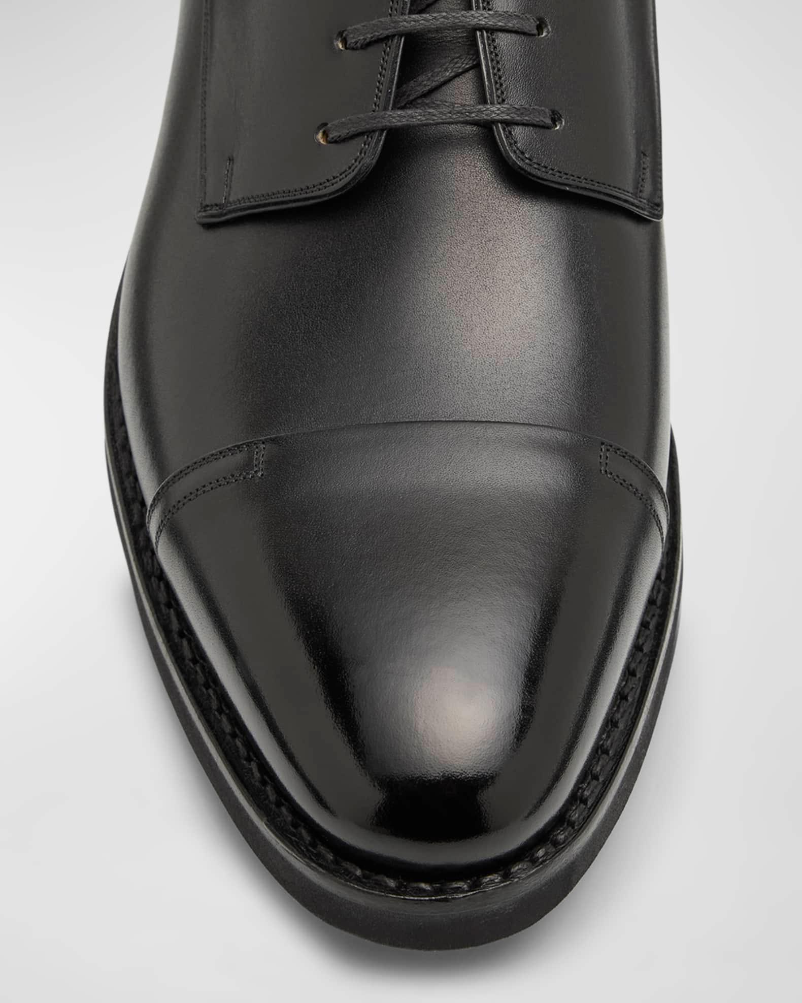 Men's Scrivas Leather Derby Shoes Product Image