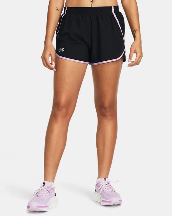 Women's Under Armour Fly-By Shorts, Size: Small, Red Product Image