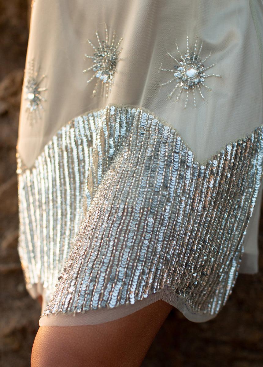 Lavinia Dress in Silver Female Product Image