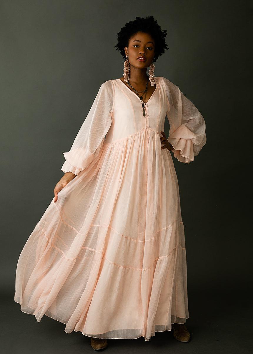 Ninette Maxi Dress in Blush Female Product Image