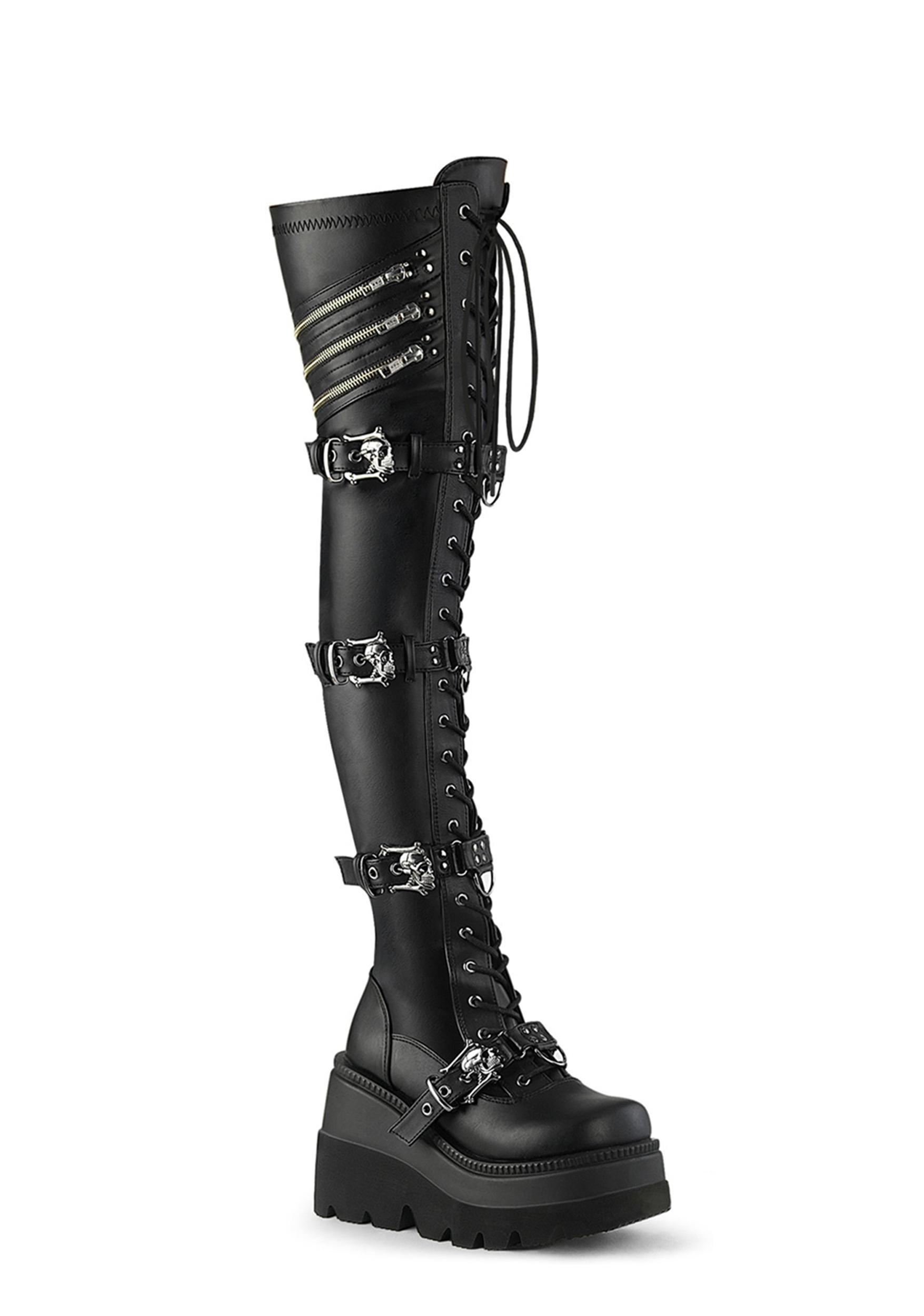 Shaker-420 Thigh-High Boots Product Image