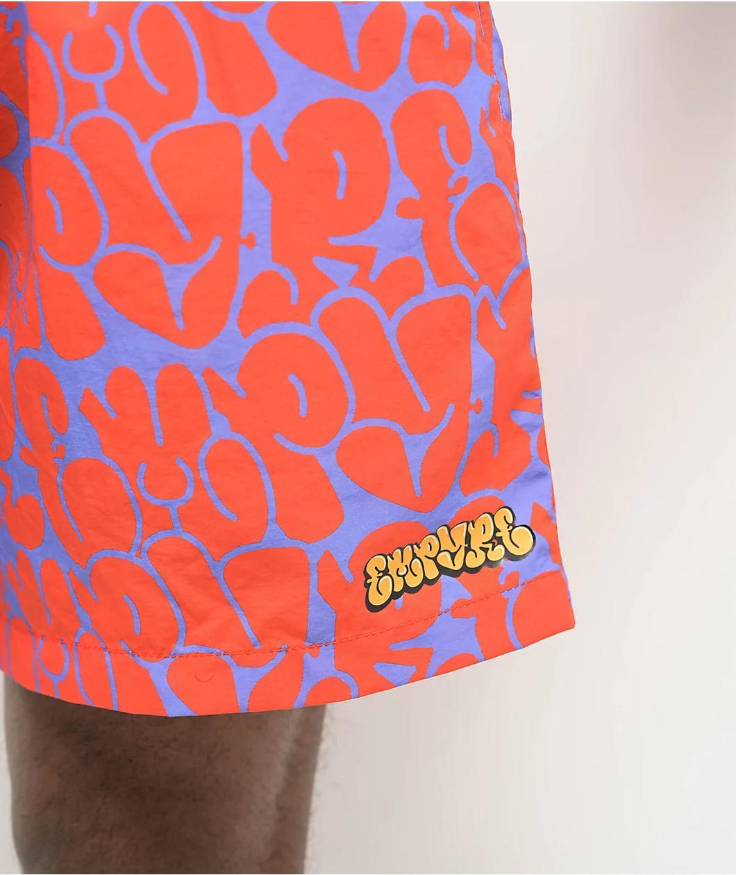 $AD BOYZ by Junior H X Lost Hills Nails Black Mesh Shorts Product Image