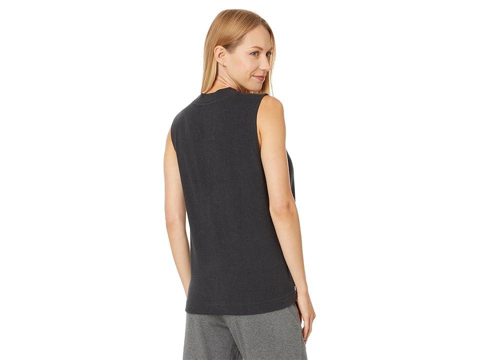 PACT Airplane Mock Neck Shell (Charcoal Heather) Men's Clothing Product Image