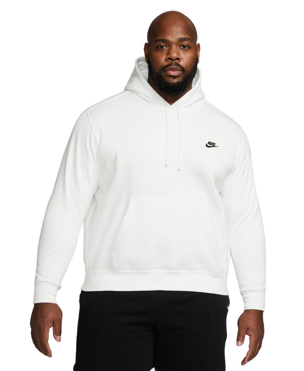 Mens Nike Sportswear Club Fleece Pullover Hoodie Dark Gray Grey Product Image