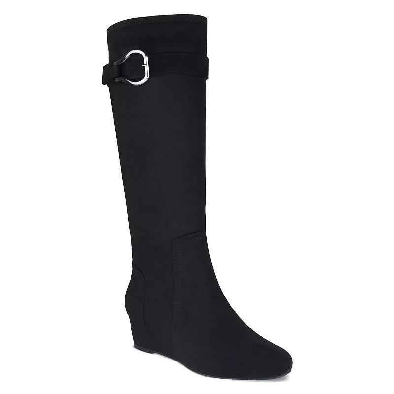 Journee Tru Comfort Foam™ Women's Ameylia Knee High Boots, Size: 12 W Wc, Ivory Product Image