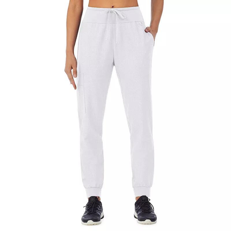 Petite Cuddl Duds® Scrubs Jogger Pants With 3 Pockets, Women's, Size: XL Petite, Black Product Image