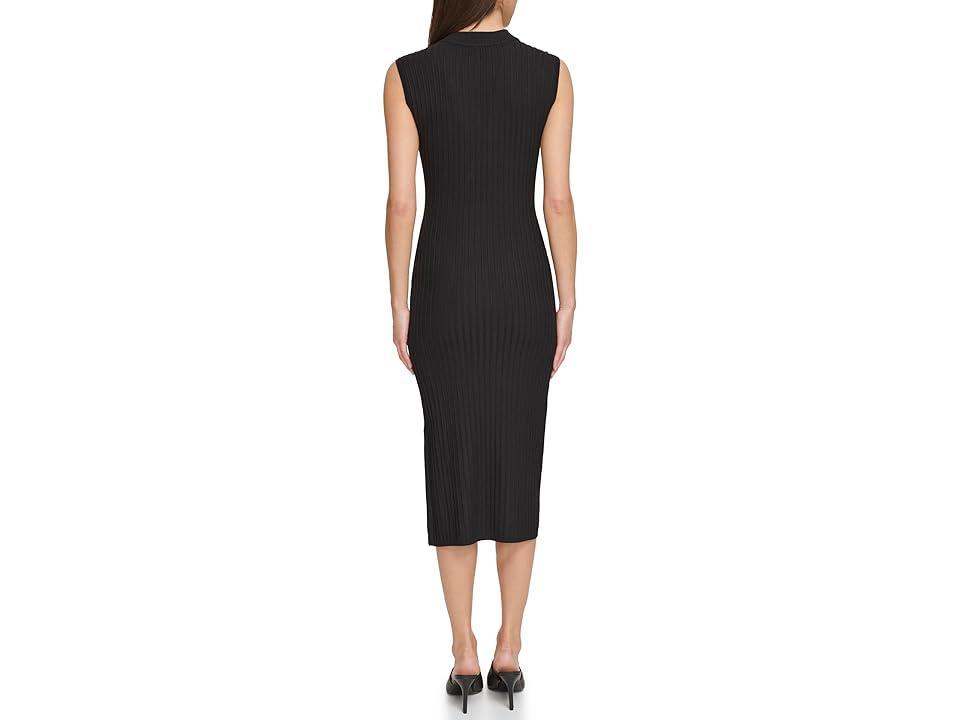 Dkny Wide Rib Sleeveless Midi Dress Product Image