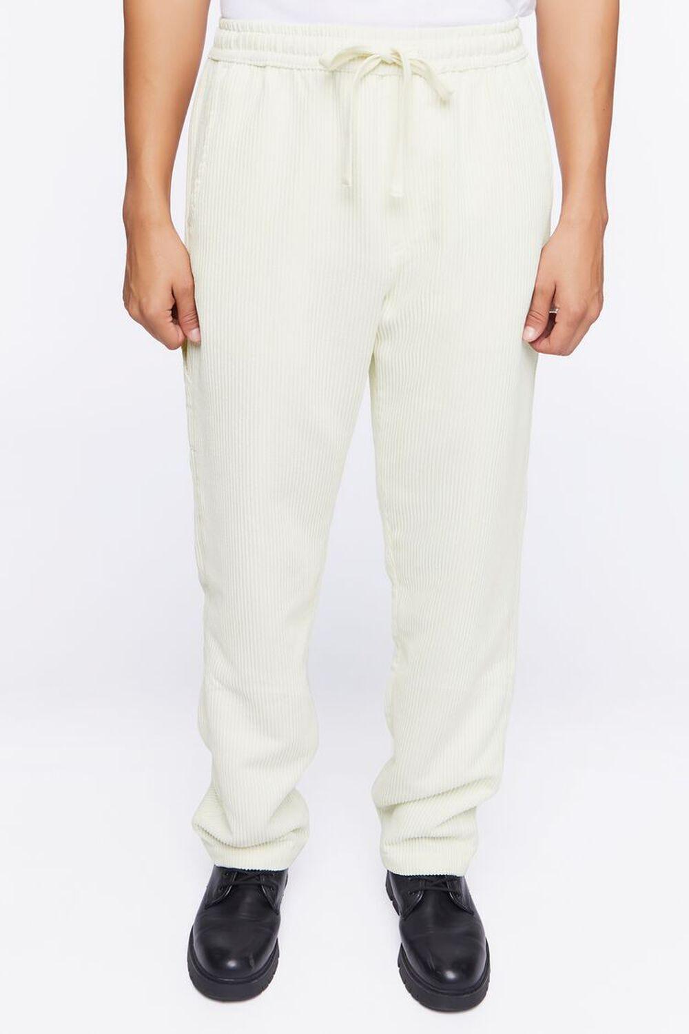Ribbed Drawstring Pants | Forever 21 Product Image