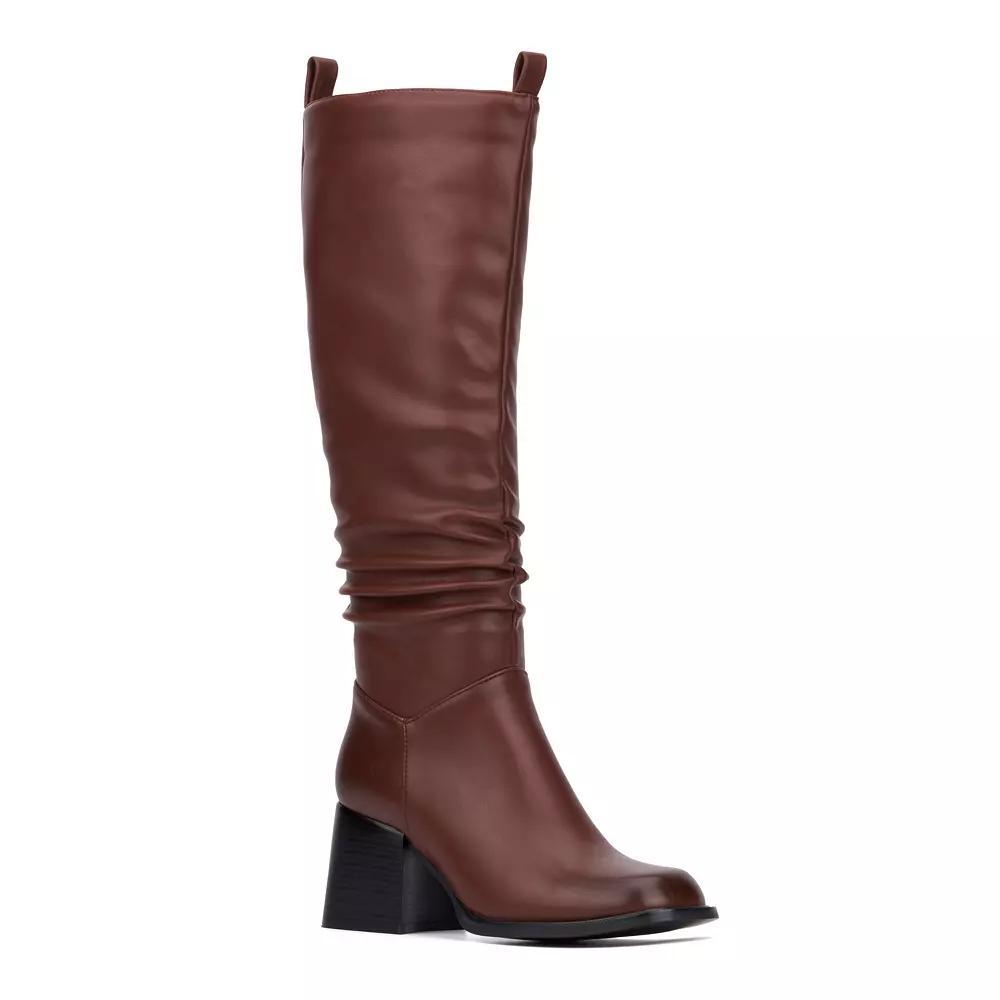 Olivia Miller Solar Women's Thigh High Boots, Size: 7, Brown Product Image