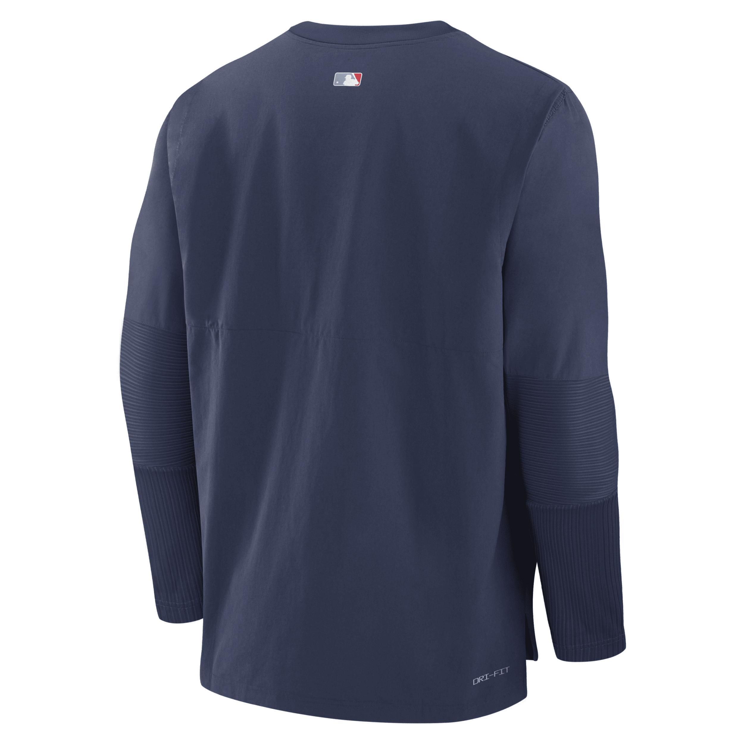 New York Mets Authentic Collection Player Nike Men's Dri-FIT MLB Pullover Jacket Product Image