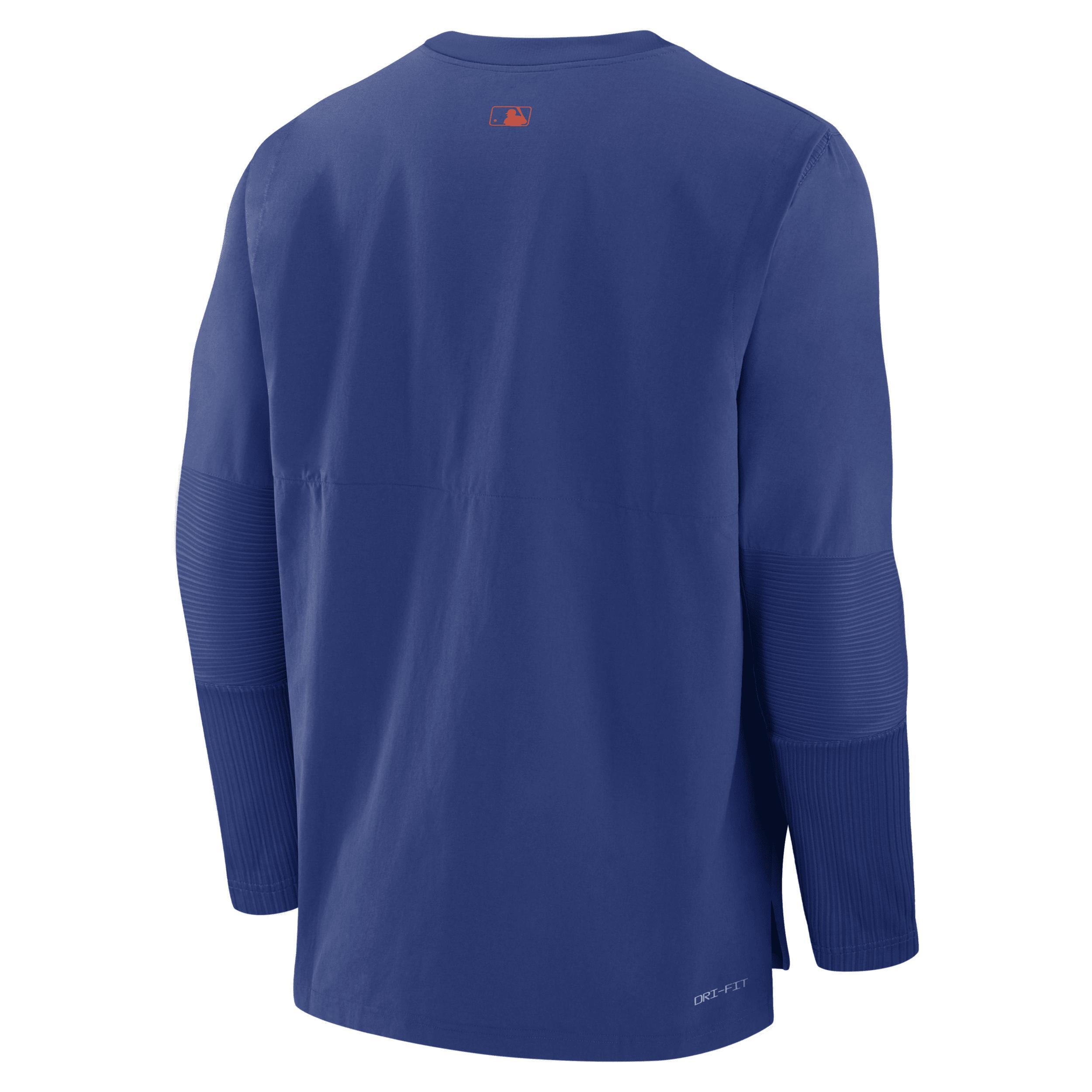 New York Mets Authentic Collection Player Nike Men's Dri-FIT MLB Pullover Jacket Product Image