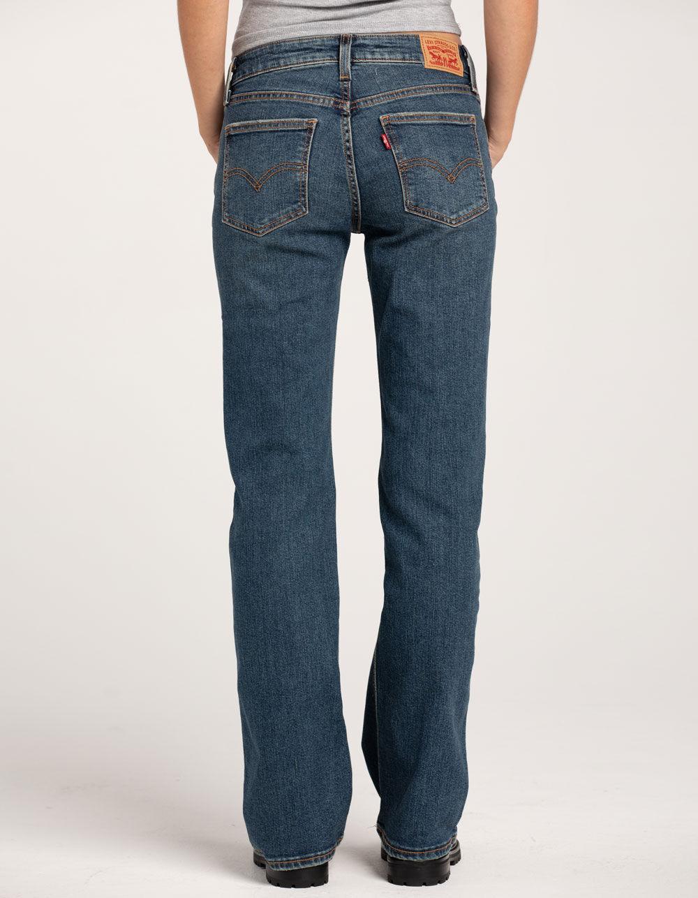 LEVI'S Superlow Bootcut  Womens Jeans - Show On The Road - DARK VINTAGE Product Image