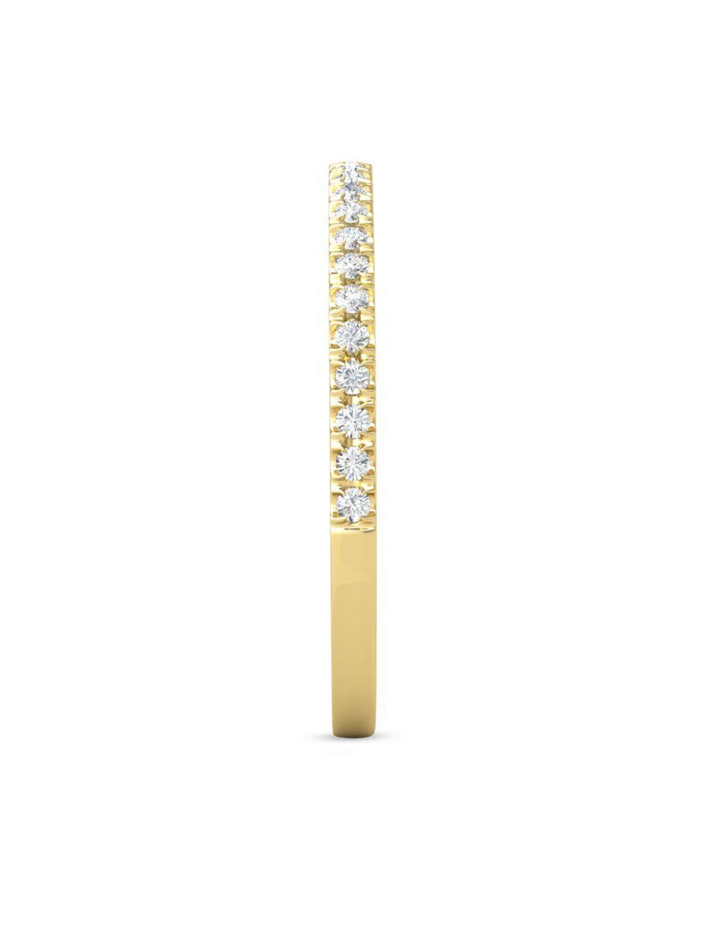 18kt recycled yellow gold Mara diamond ring Product Image