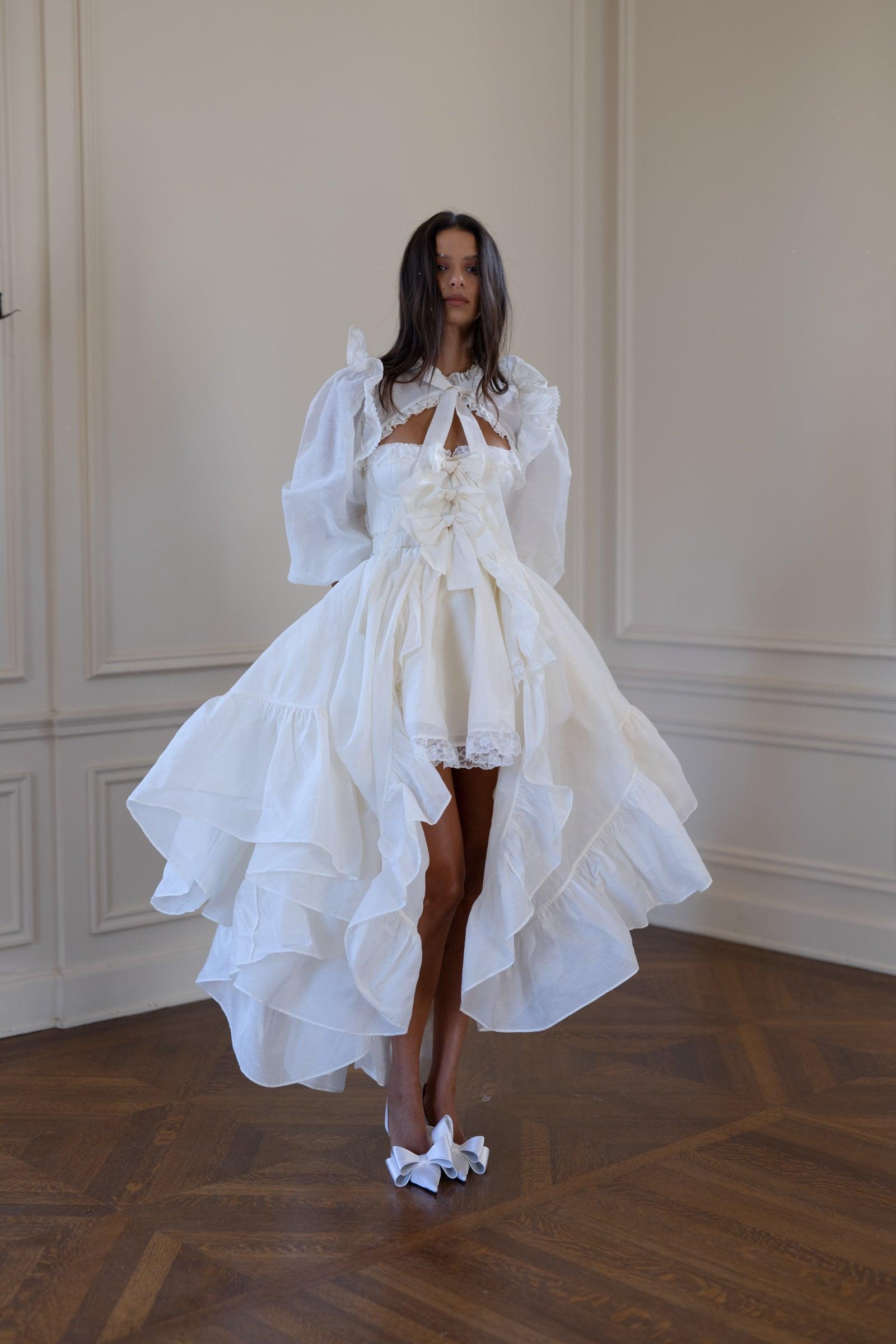 The Ivory Organdy Cake Shop Dress Product Image