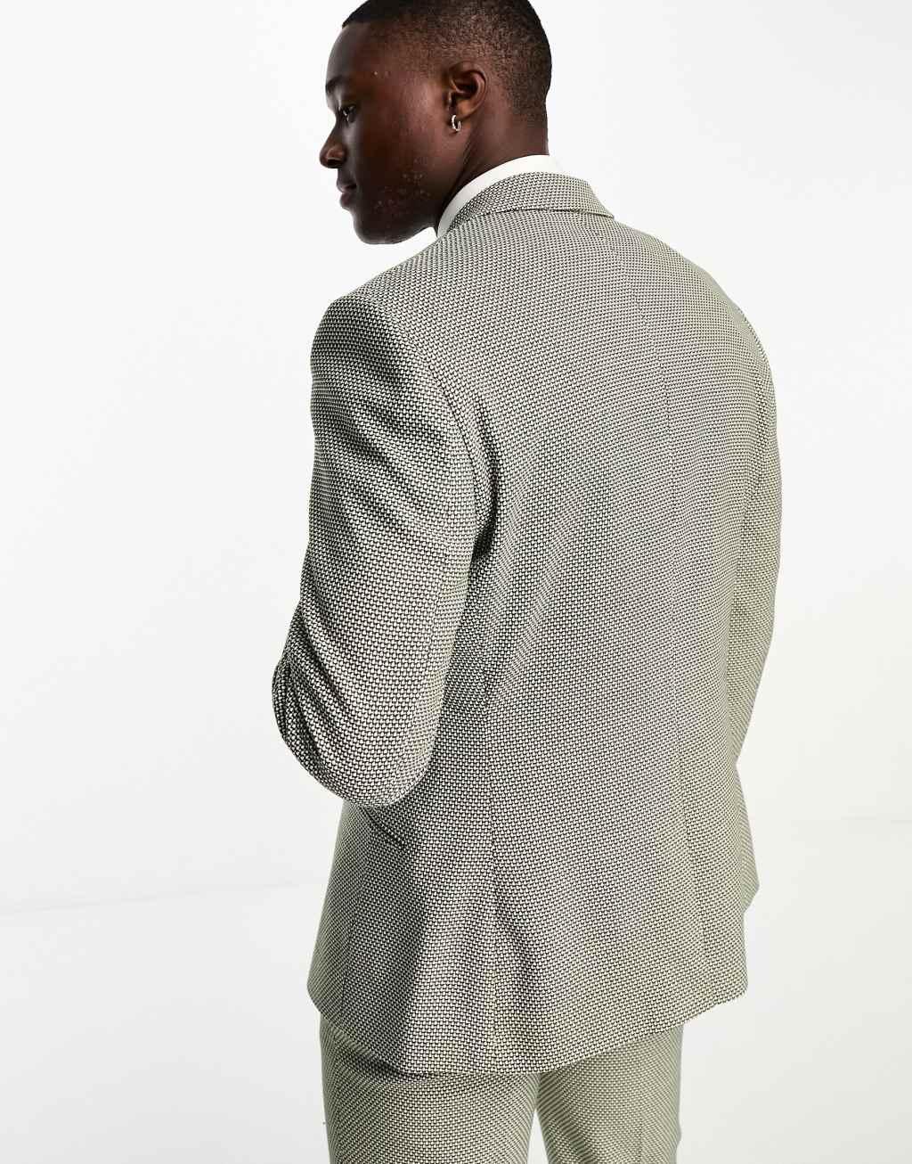 ASOS DESIGN Wedding skinny suit jacket Product Image