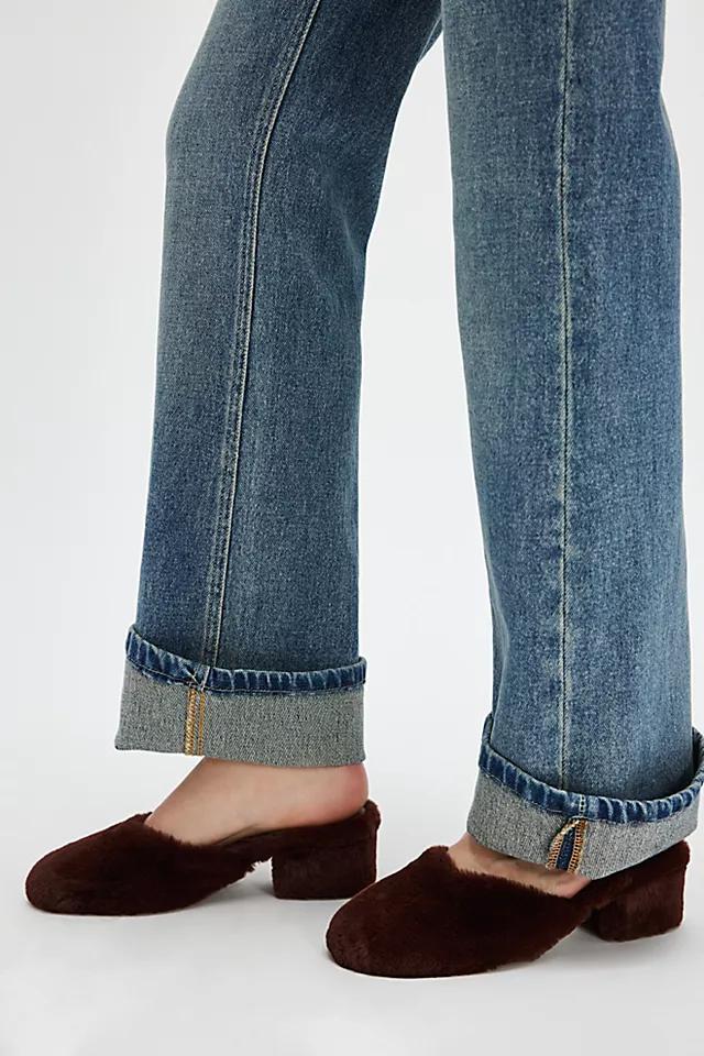 Teddy Faux Fur Heels Product Image