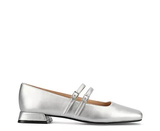 Journee Gredah Double Buckle Womens Mary Jane Dress Flats Product Image